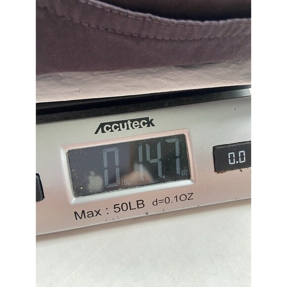 Tom James Mens Stretch Cotton Twill Pants Size 32x34 Burgundy Custom Tailored - Picture 12 of 12